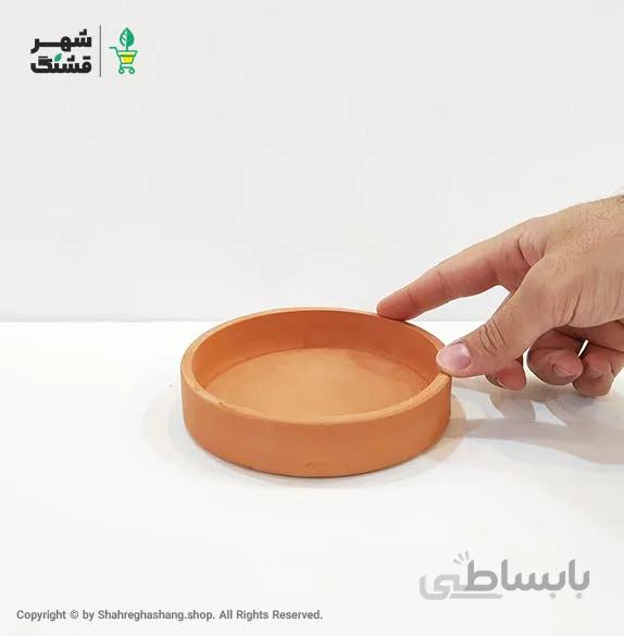 زیرگلدانی سفالی طرح آلمان سایز بزرگ