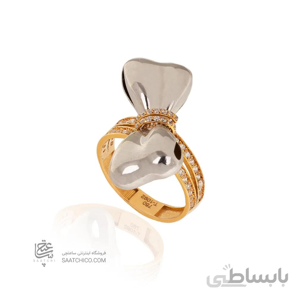 انگشتر طلا طرح پاپیون کد CR507