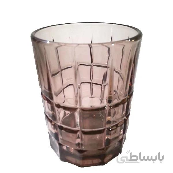 لیوان طرح کریستال خشتی مجموعه 6 عددی