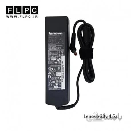 آداپتور لپ تاپ لنوو 20 ولت 4.5 آمپر Lenovo 20V 4.5A 90W TC Long Laptop Adaptor