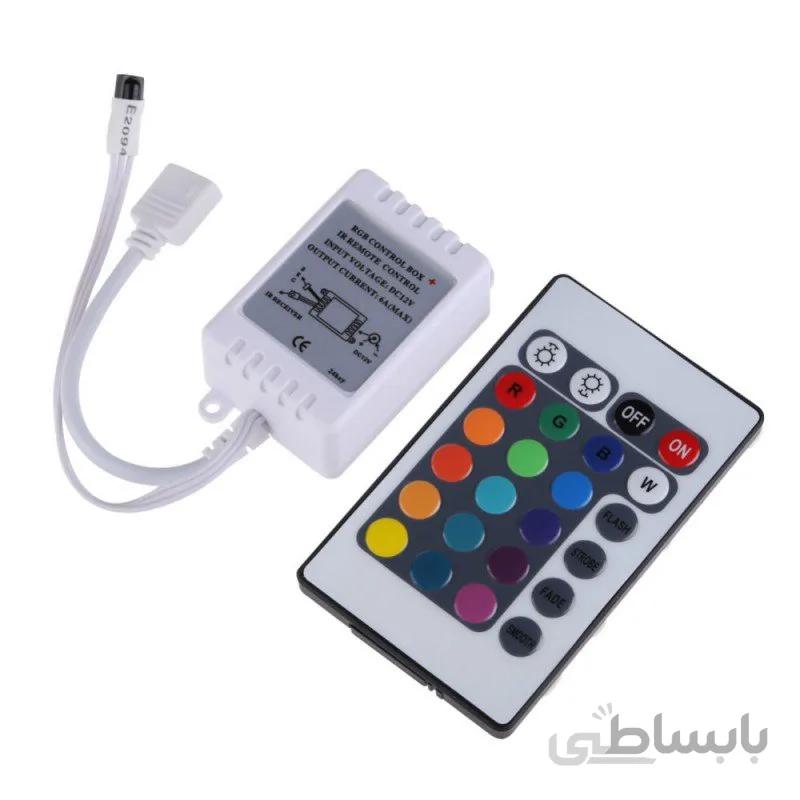 ریموت کنترل ریسه های رنگی RGB