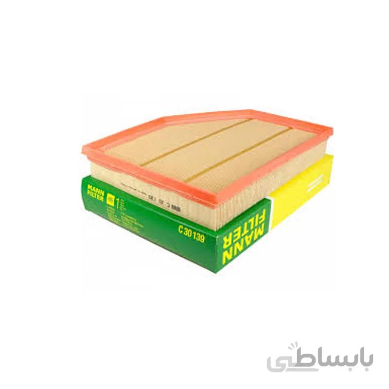 فیلتر هوا بی ام و ۶۳۰i اتاق E63 با موتور N52 / N53 برند مان MANN (اصلی)