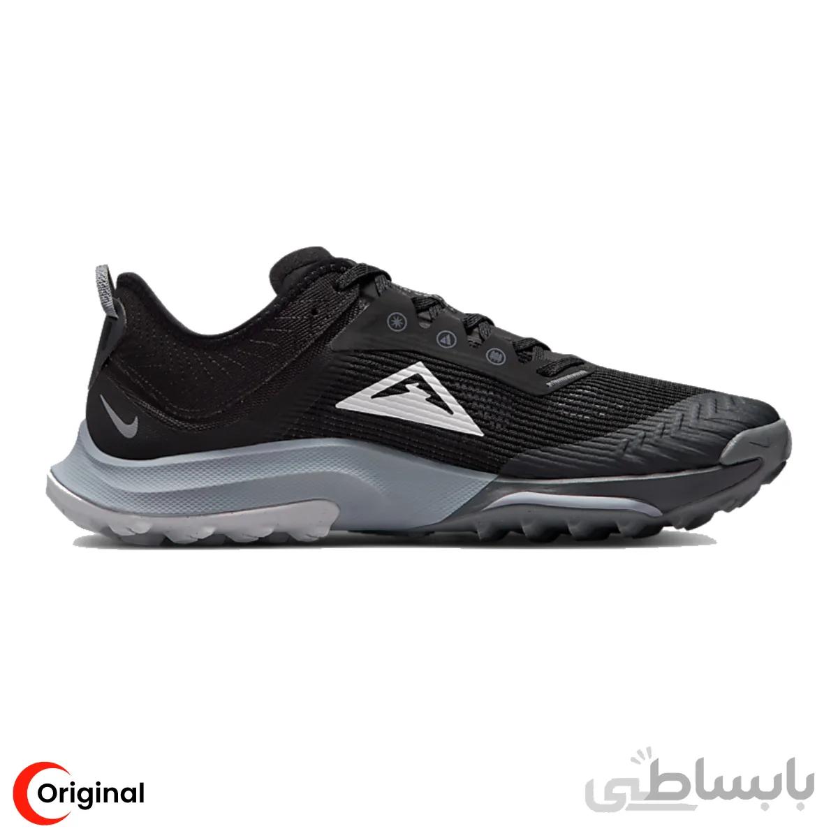 کتونی مردانه نایک ایر زوم ترا کایگر 8 Nike Air Zoom Terra Kiger 8 Black And Gray