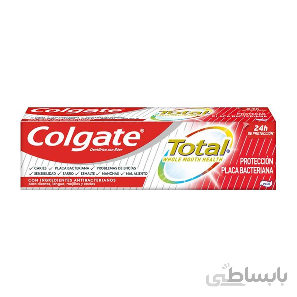 خمیر دندان کلگیت سری total مدل plaque protection در حجم 75میلی لیتر ا Colgate total toothpaste, plaque protection model, 75ml