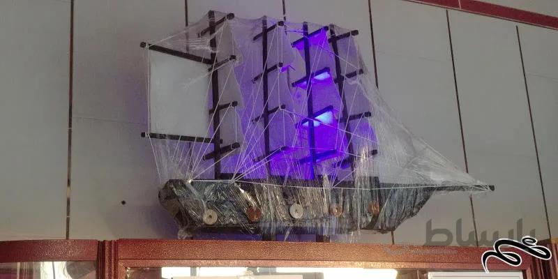 کشتی شب خواب چوبی دست ساز