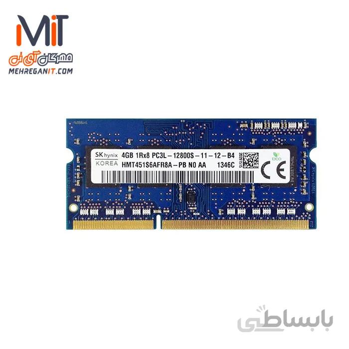 رم نوتبوکی 4GB DDR3 Hynix 1600