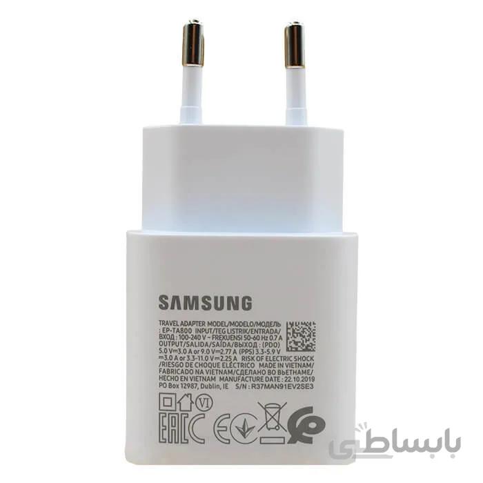 شارژر دیواری سرکارتنی Samsung NOTE10 EP-TA800