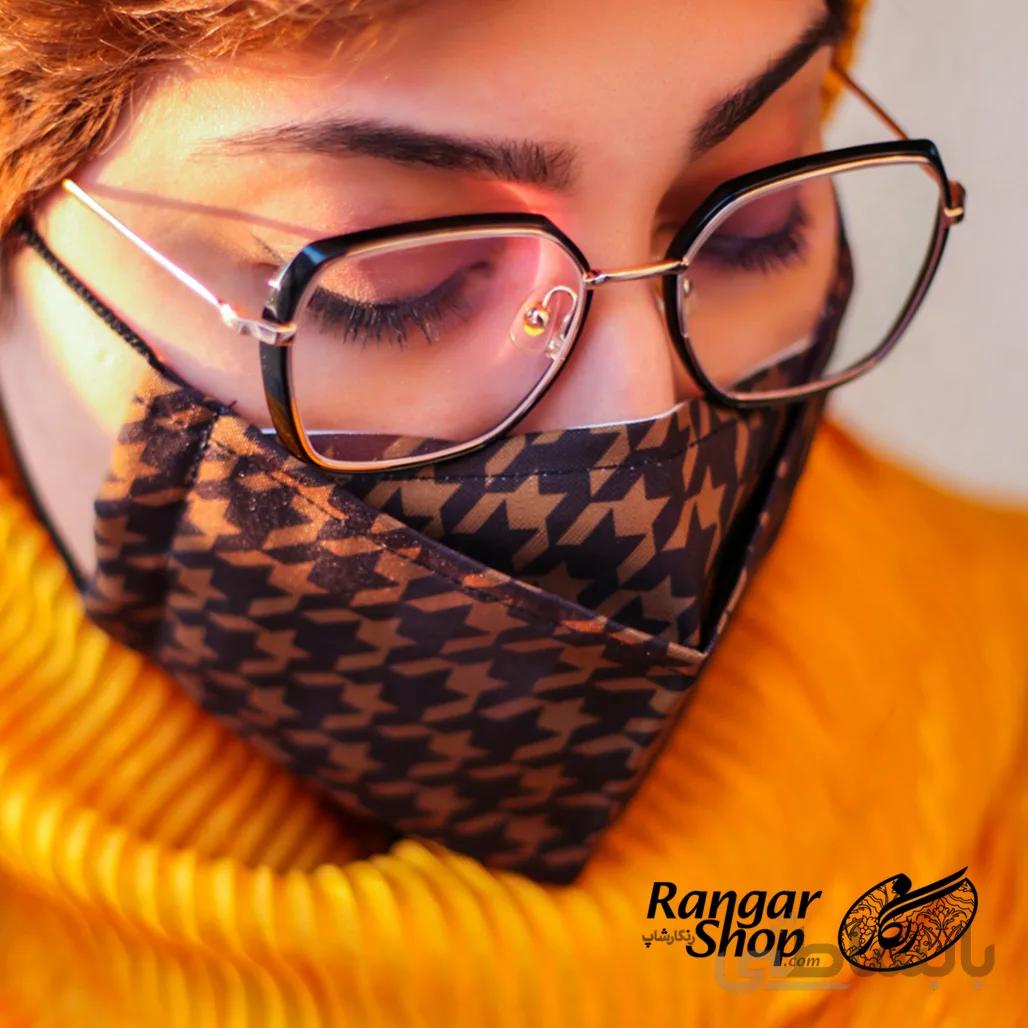 ماسک فیلتردار پیردوپل قهوه ای
