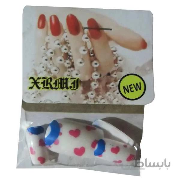 ناخن مصنوعی بچه گانه مدل x7 مجموعه 12 عددی