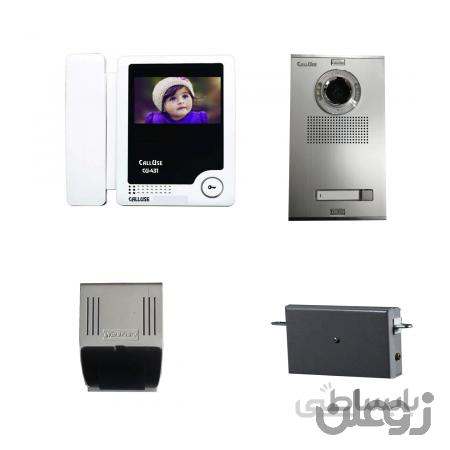 مجموعه کامل درب باز کن تصویری کالیوز یک واحدی مدل CU-431AT