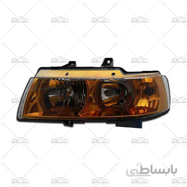 چراغ جلو اسپرت سمند طرح کروم طلایی