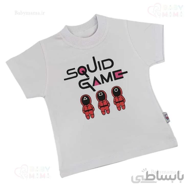 تیشرت تک امیر کوچولو چاپی Squid Game