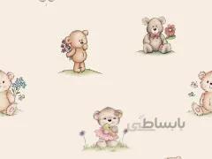 کاغذ دیواری هپی گرل مدل HG76821