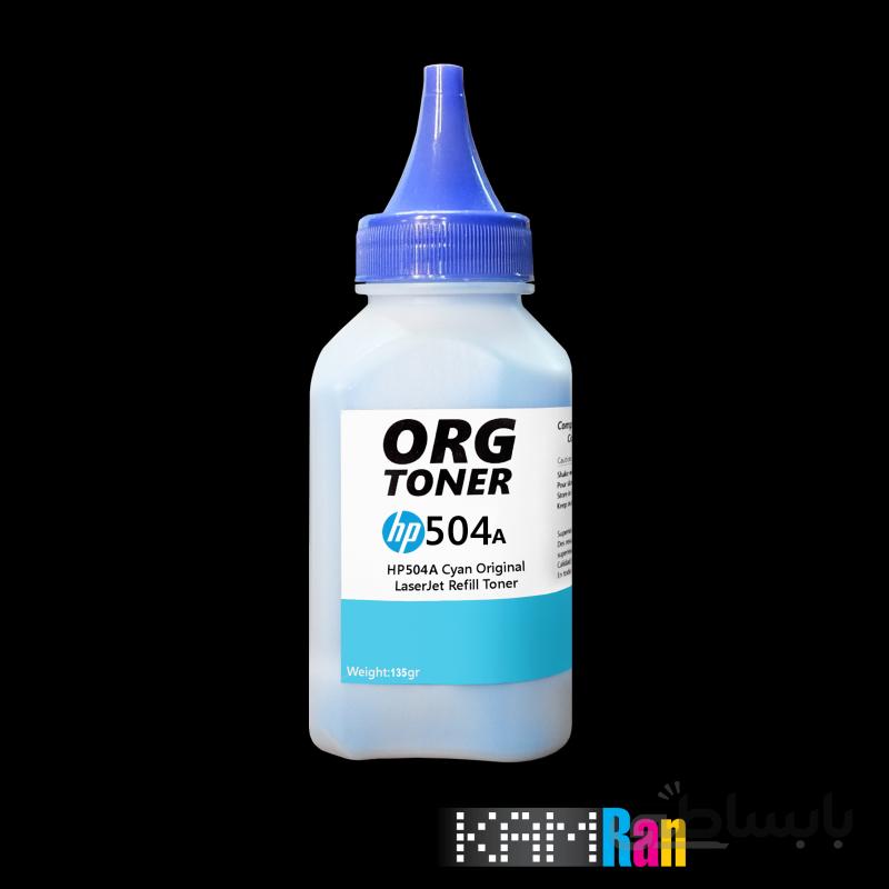 تونر 135 گرمی کارتریج لیزر رنگی اچ پی 504A آبی