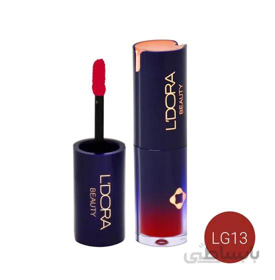 رژلب مایع نیمه‌مات کد LG13