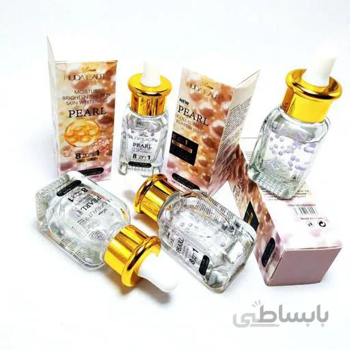 سرم صورت کلاژن ساز 8 کاره مروارید هدی بیوتی 30 میل HUDABEAUTY