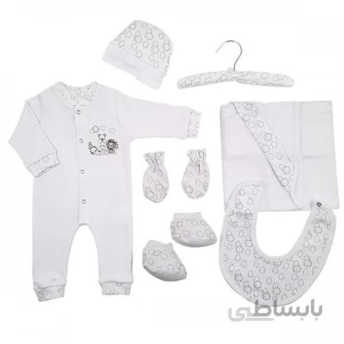 ست بیمارستانی 7 تکه نوزاد طرح خرس و شیر برند مادرکر MOTHERCARE