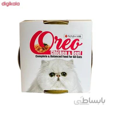 کنسرو MadCow مخصوص کیتن تهیه شده از فیله گوشت گاو و مرغ - 120 گرم