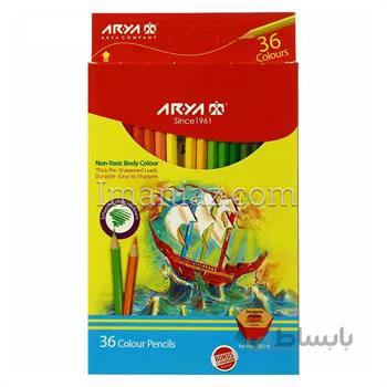مداد رنگی 36 رنگ مدل non-toxic آریا ا 36-color colored pencil, non-toxic Aria model کد 428714