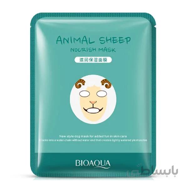 ماسک صورت ورقه ای گوسفند بایوآکوا (Bioaqua Animal Sheep Nourish Mask)