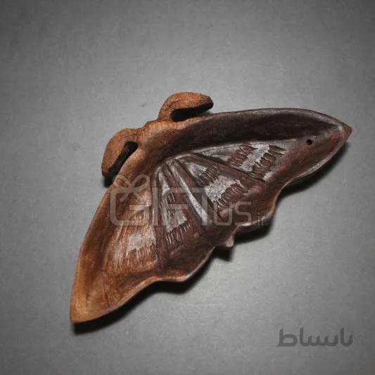 جاسیگاری چوبی طرح شاپرک