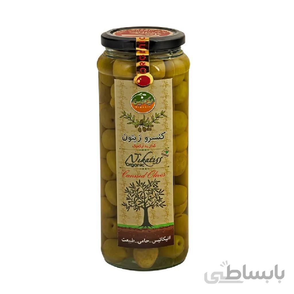 زیتون سوپر ویژه ارگانیک نیکاتیس ۴۰۰ گرمی