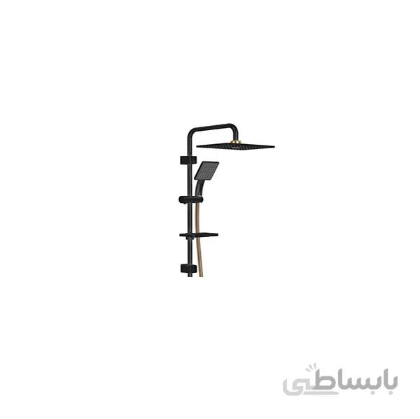 علم یونیکا شودر مدل الما مشکی طلایی