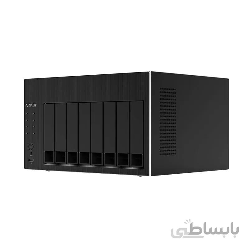 ذخیره ساز شبکه 8 سینی با 8 گیگ رم ORICO OS800