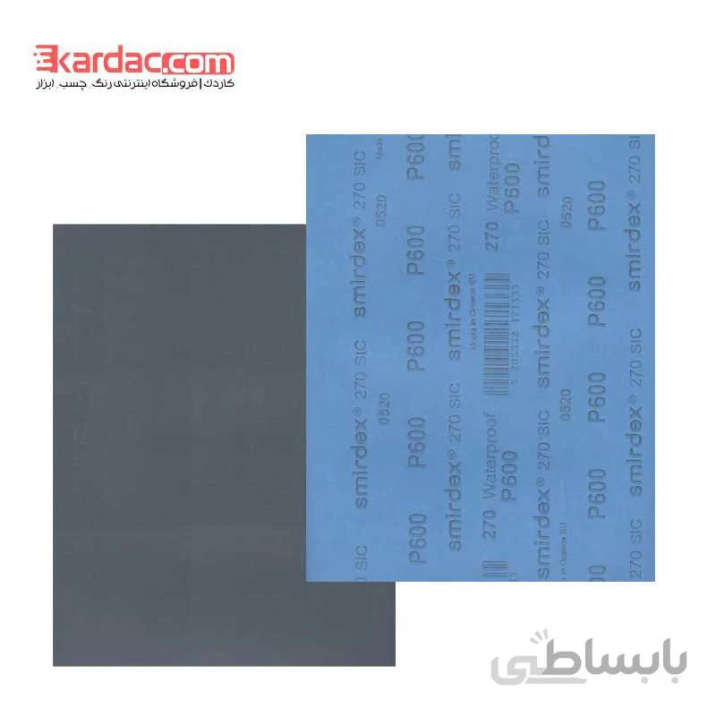 ورق سنباده اسمیردکس پوستاب پشت آبی P600 یونانی