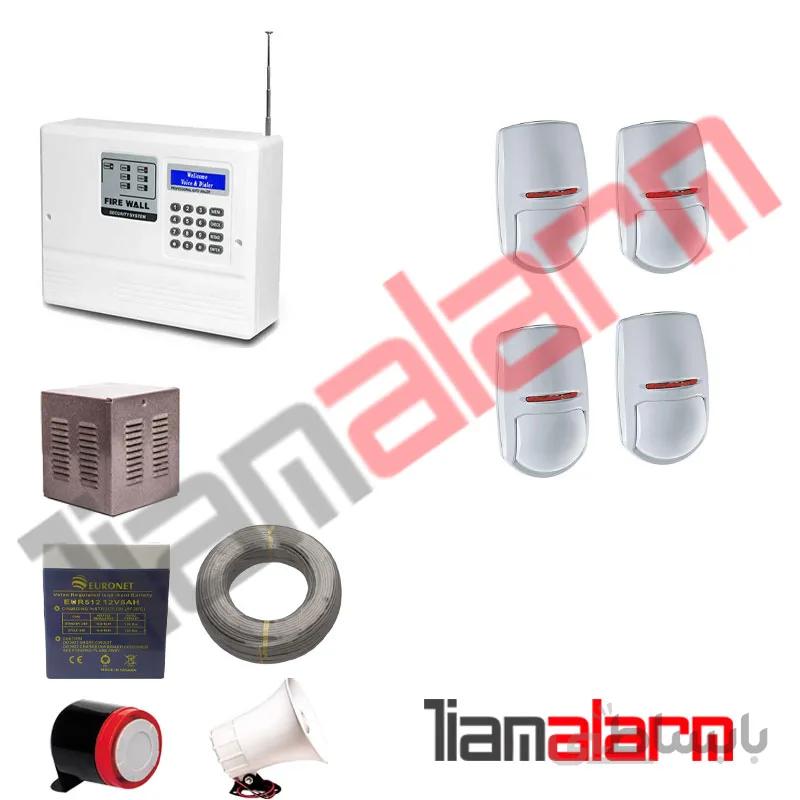 پکیج دزدگیر اماکن باسیم مدل فایروال تلفنی F7PY4