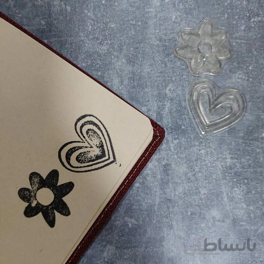 مهر سیلیکونی - قلب 06