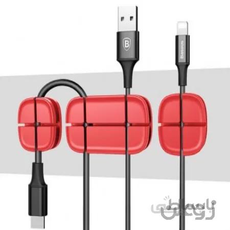 گیره نگهدارنده کابل بیسوس Baseus Cross Peas Cable Clip