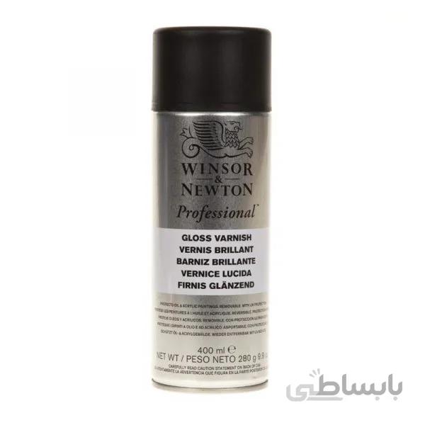 اسپری وارنیش براق وینزور 400 میل Winsor and Newton Gloss Varnish