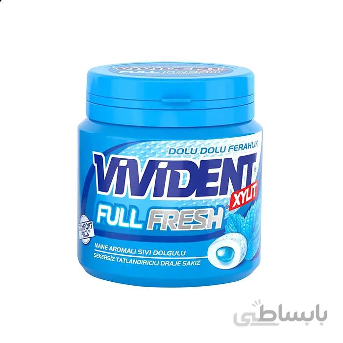 آدامس ویویدنت نعنایی Full fresh وزن 90 گرم ا Vivident Full Fresh Gum