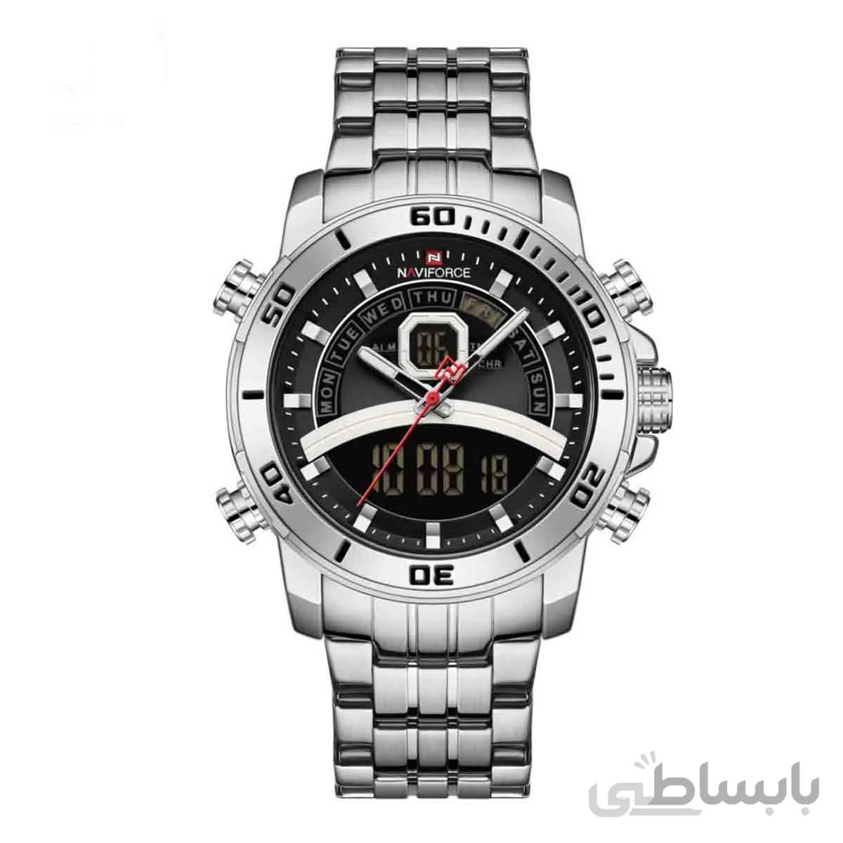 ساعت مچی نیوی فورس مردانه سیلور مدل 9181