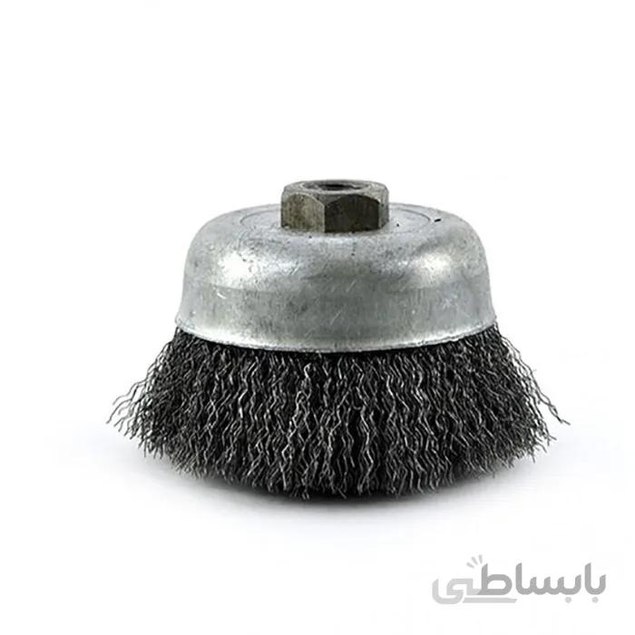 فرچه سیمی کاسه ای افشان 7.5 سانتی متر