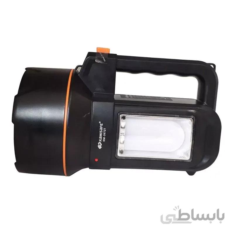 چراغ قوه خورشیدی کامی سیف KM-2672T ا Kamisafe 2672T Solar Panel