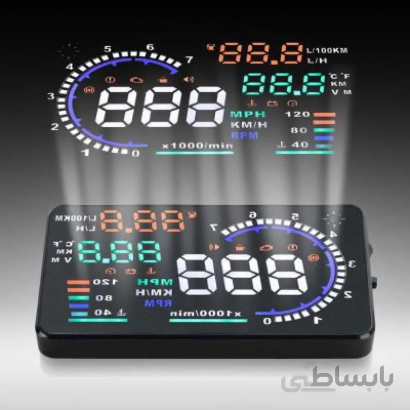HUD A8 – هدآپ دیسپلی A8 شیائومی wiiyii ( اطلاعات صفحه کیلومتر بر روی شیشه )