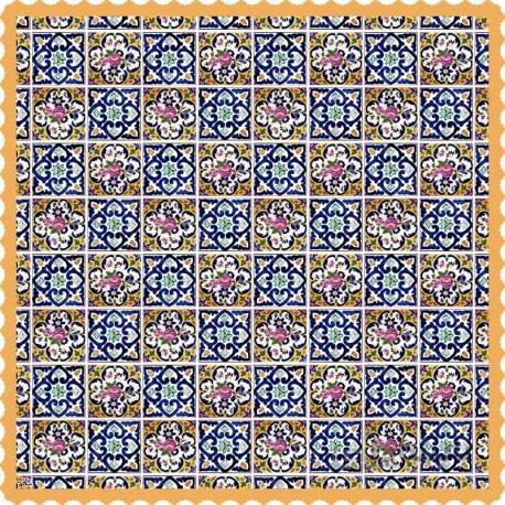 رومیزی مخمل مربع گلستان