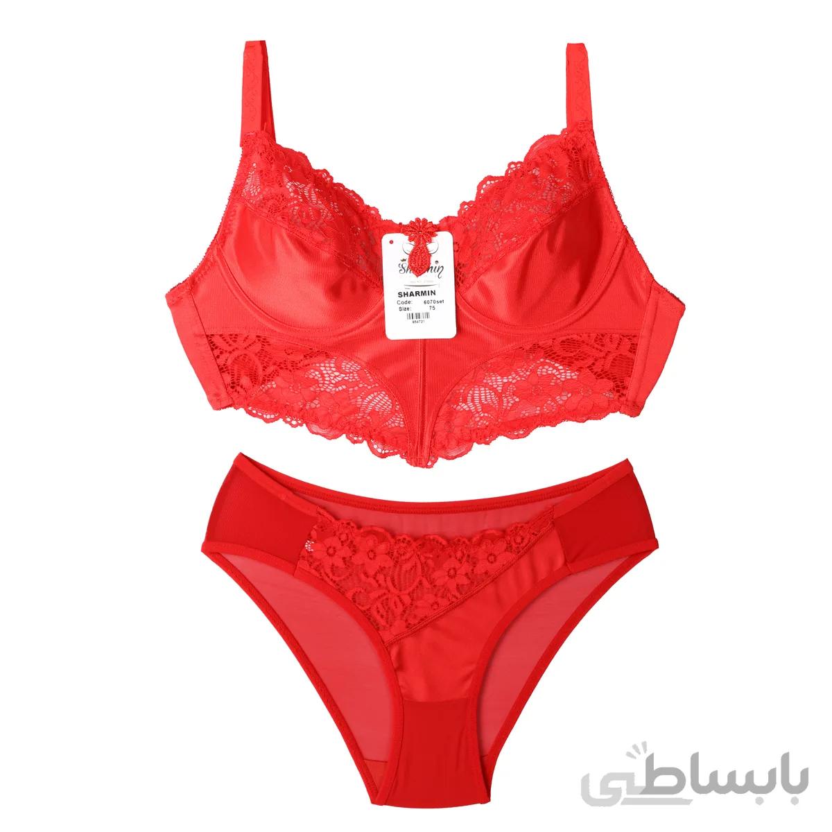 ست شارمین کد 6070 دانتل خفاشی پک 4 عددی