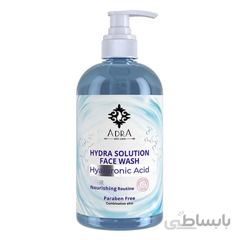 ژل شستشوی صورت هیالورونیک اسید آدرا ا Hyaluronic Acid Face Wash Adra