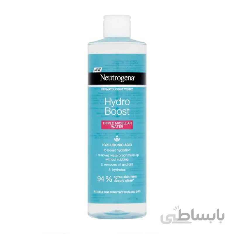 میسلار واتر هیدرو بوست نوتروژینا حجم 400 میل ا Micellar Water Hydro Boost Neutrogena