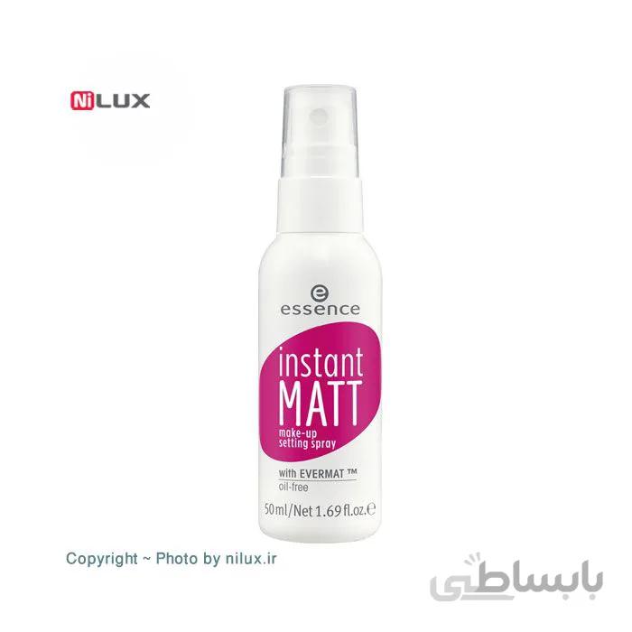 اسپری تثبیت کننده آرایش اسنس مدل Instant Matt حجم 125 میلی لیتر