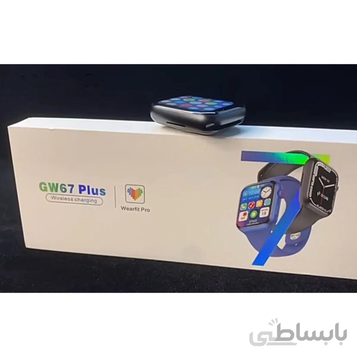 ساعت هوشمند مدل GW67 - مشکی ا smart watch