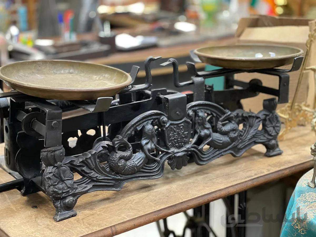 ترازو۲۵ کیلویی روسی عتیقه کلکسیونی و کم یاب وزنه ندارد