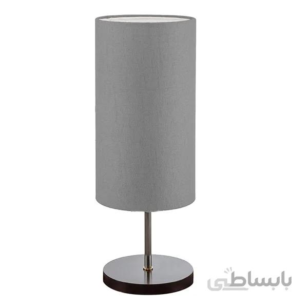 آباژور رومیزی چوبی چشمه نور مدل MT7029/BR-T شید طوسی