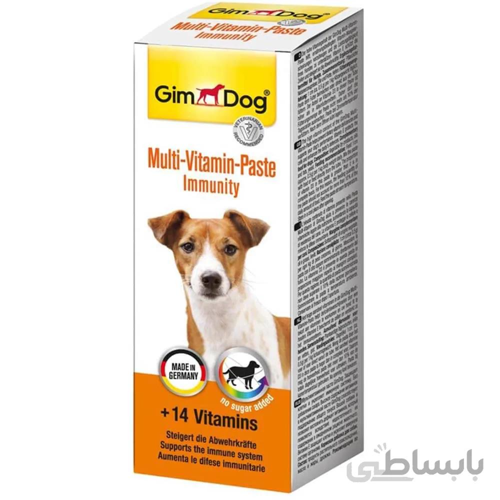 مولتی ویتامین سگ جیم داگ مدل Multi-Vitamin Paste وزن ۵۰ گرم