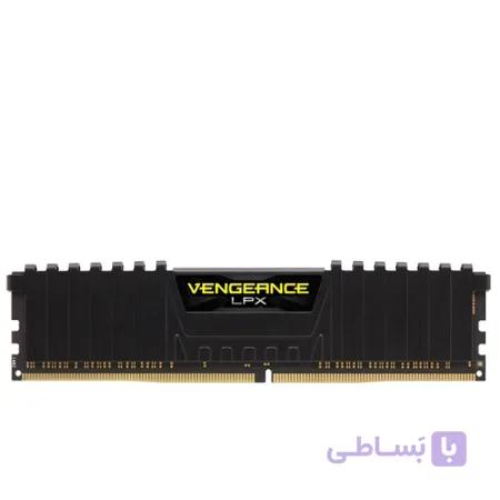 رم دسکتاپ DDR4 تک کاناله 2400 مگاهرتز CL16 کرسیر مدل Vengeance LPX ظرفیت 8 گیگابایت