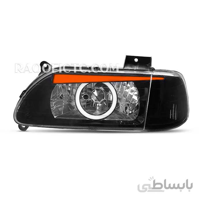 چراغ جلو پراید ۱۳۱ طرح انگری نارنجی