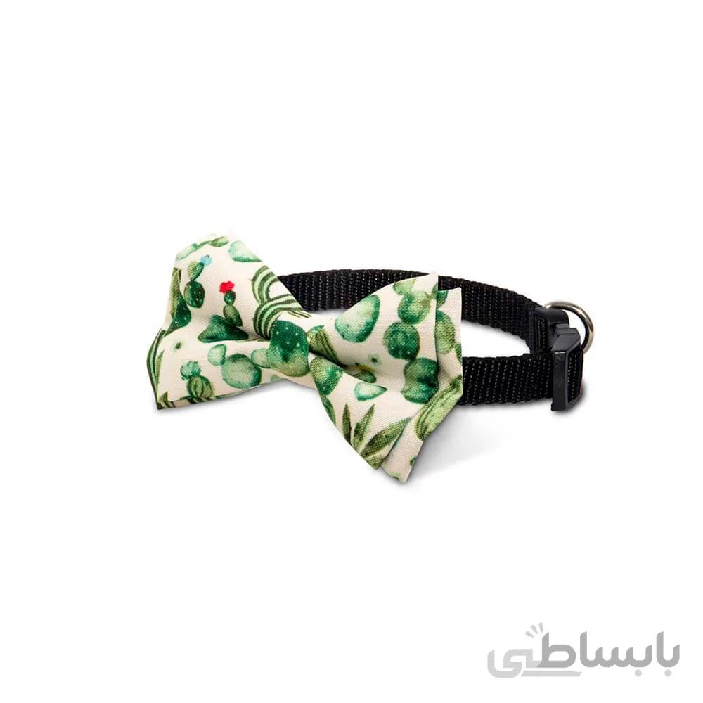 قلاده پاپیون گربه نیناپت مدل کاکتوس ا Ninapet Bow Tie For Cats Cactus Model